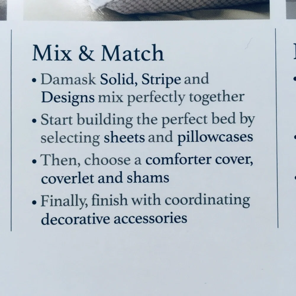 CHARCOAL GRAY Charter Club Stripe 550 TC 100% Cotton FULL/QUEEN Duvet Cover Set